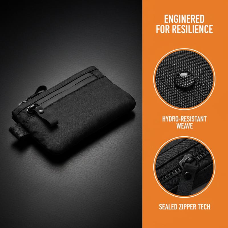Edc Carry Card - Portamonete Tattico Impermeabile, Porta Carte di
