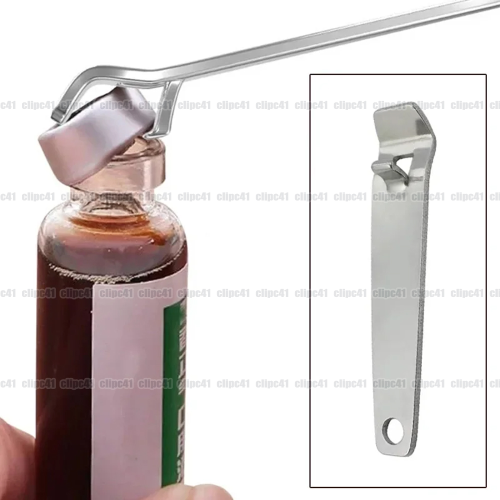 Bottle Opener Keyring - 1Pc In Acciaio Inox Orale Liquido