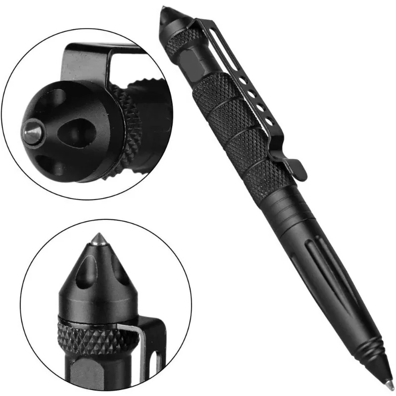 Pen Tactical Glass - Penna tattica militare Lega di alluminio