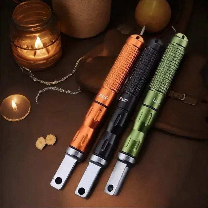 Ferro Rod Striker - Nuovo accendino impermeabile per sopravvivenza all'aperto,