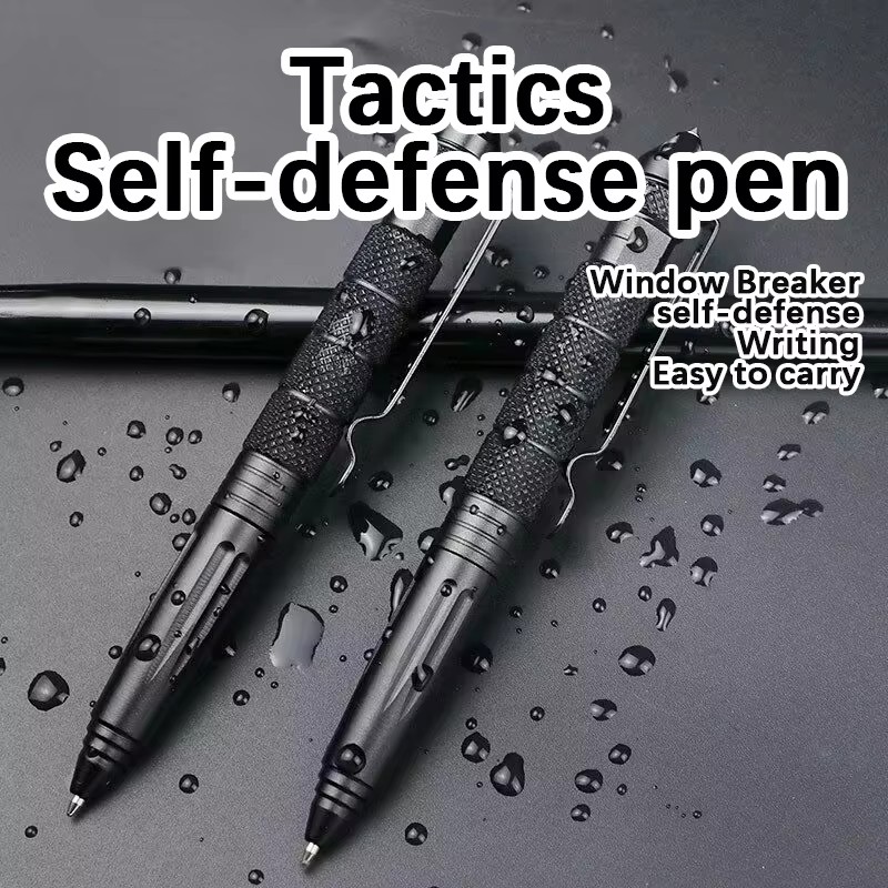 Pen Tactical Glass - Penna Tattica Multifunzione in Lega di