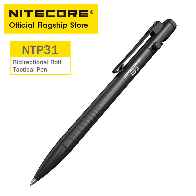 Pen Tactical Glass - Nitecore NTP31 Penna tattica con azione
