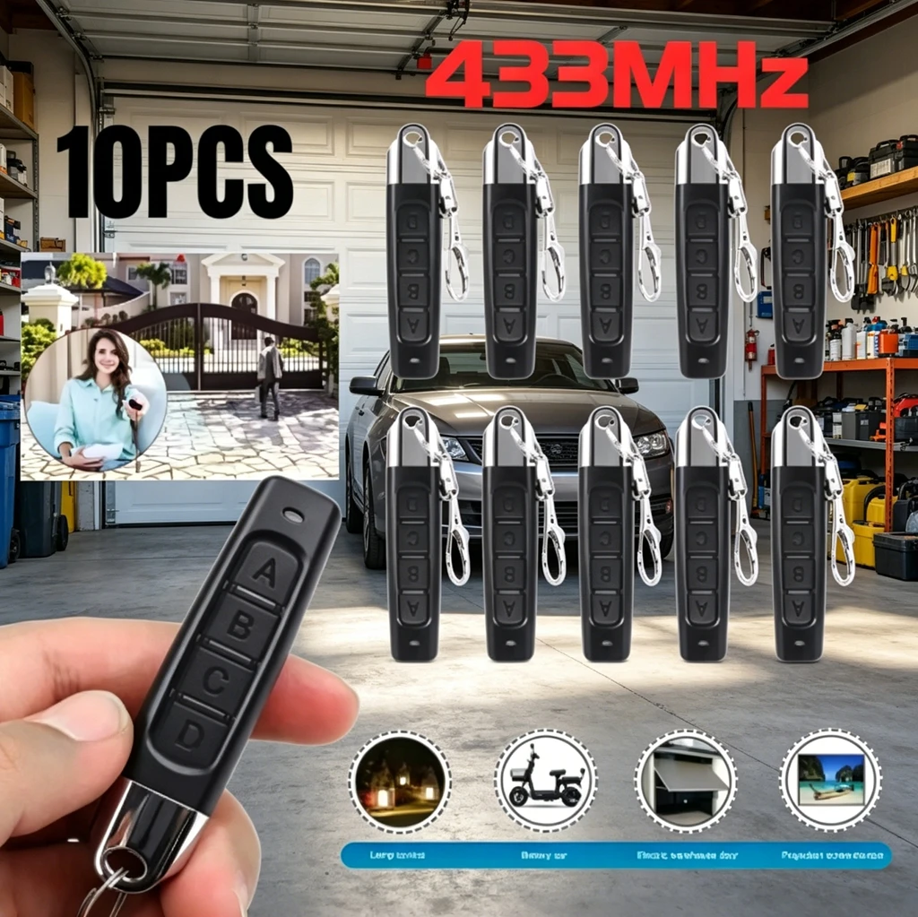 Bottle Opener Keyring - Duplicatore Telecomando 433MHz a 4 Pulsanti