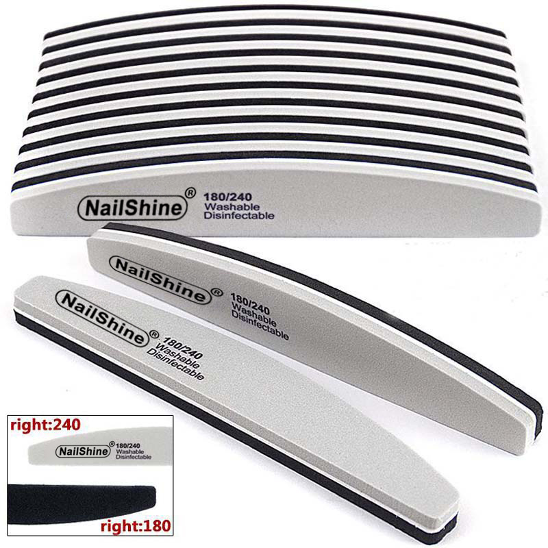 Nail File Titanium - 5 pz Spugna Blocco Lima per