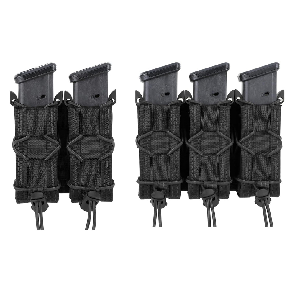 Edc Carry Flashlight - Custodia per caricatore a doppia/tripla impilabile