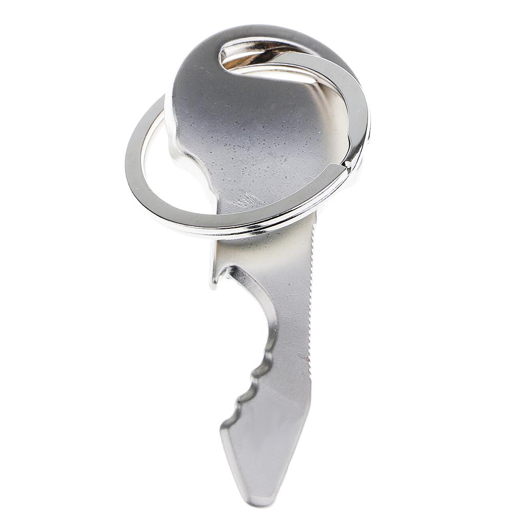 Bottle Opener Keyring - Portachiavi in Metallo Punk a Forma