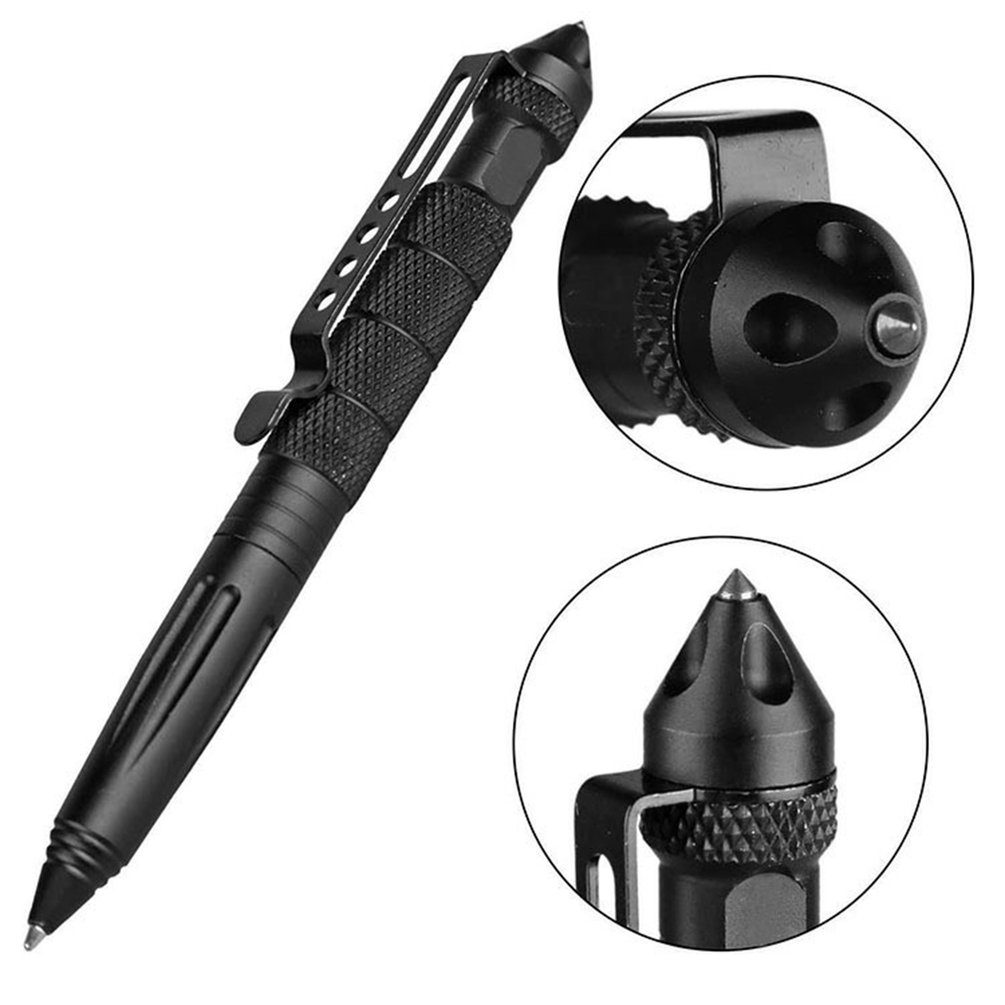 Pen Tactical Glass - Penna tattica militare in metallo di
