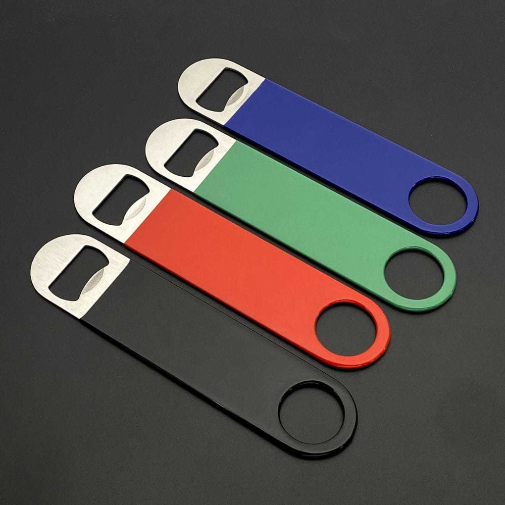 Bottle Opener Keyring - Apribottiglie da Barman Piatto Veloce in