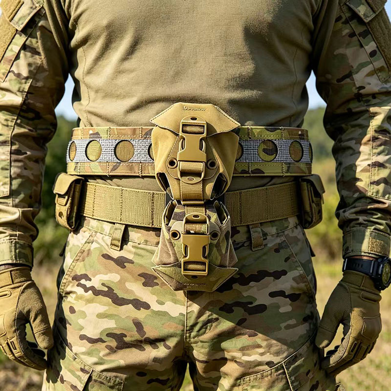 Edc Carry Bag For Men - Borsa Tattica Sferica PEW Molle, Custodia