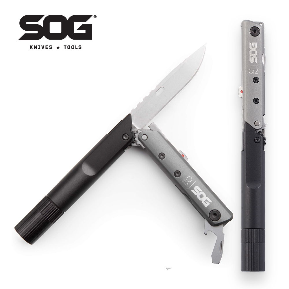 Edc Carry Flashlight - SOG BATON Q2 Penna multiutensile 4