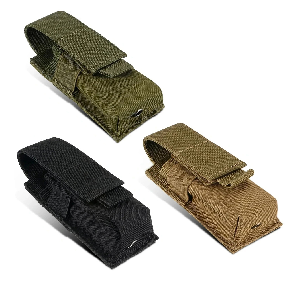 Edc Carry Flashlight - Marsupio modulare MOLLE: torcia/portacoltelli/magnete da 9