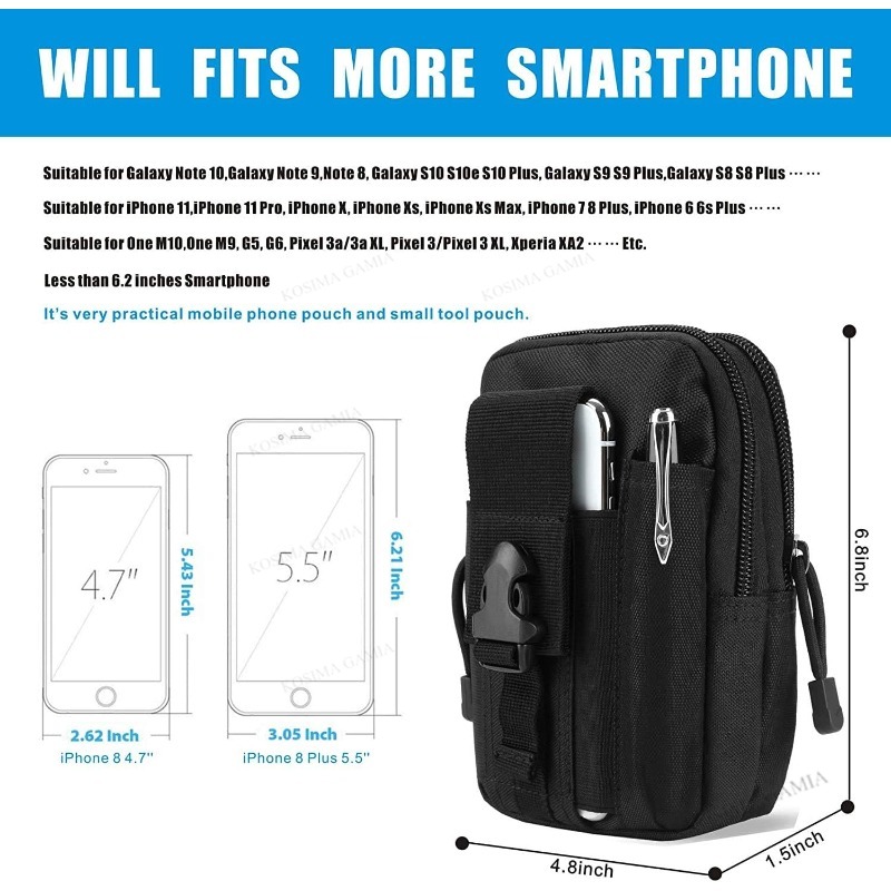 Borsa Tattica Molle Admin Pouc - Edc Carry Pack recensione e prezzo