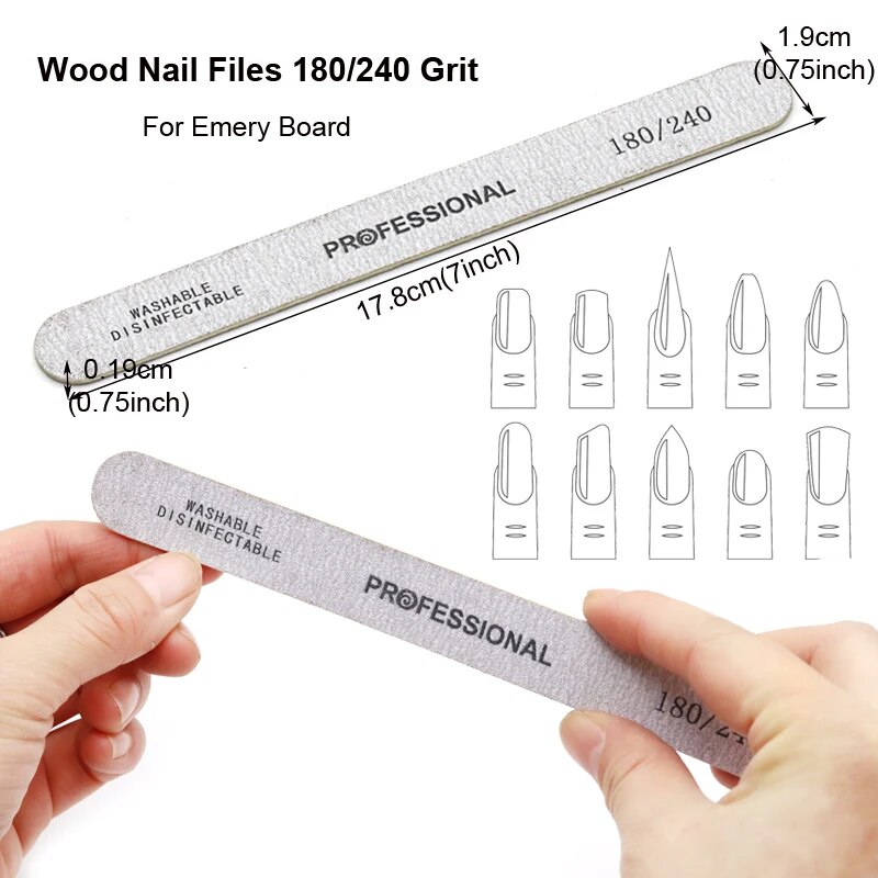 100 pezzi lima per unghie in l - Nail File Titanium recensione e prezzo