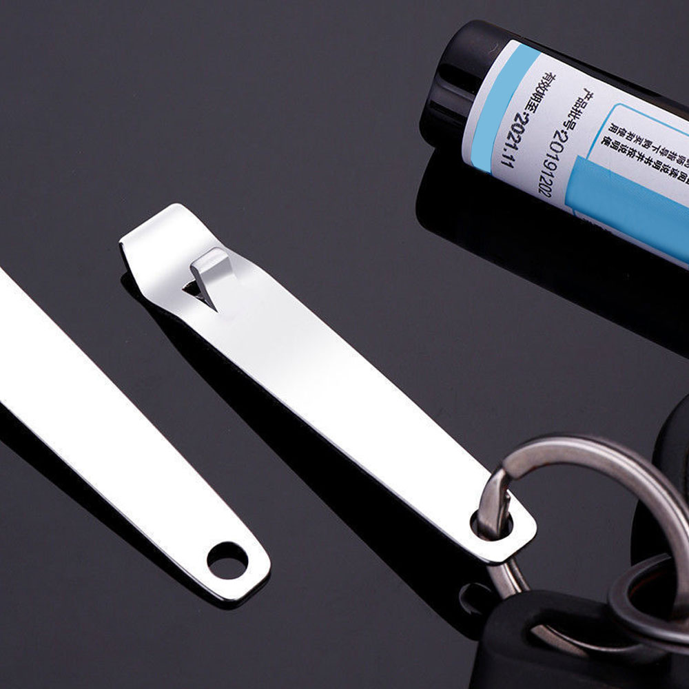 1Pc In Acciaio Inox Orale Liqu - Bottle Opener Keyring recensione e prezzo