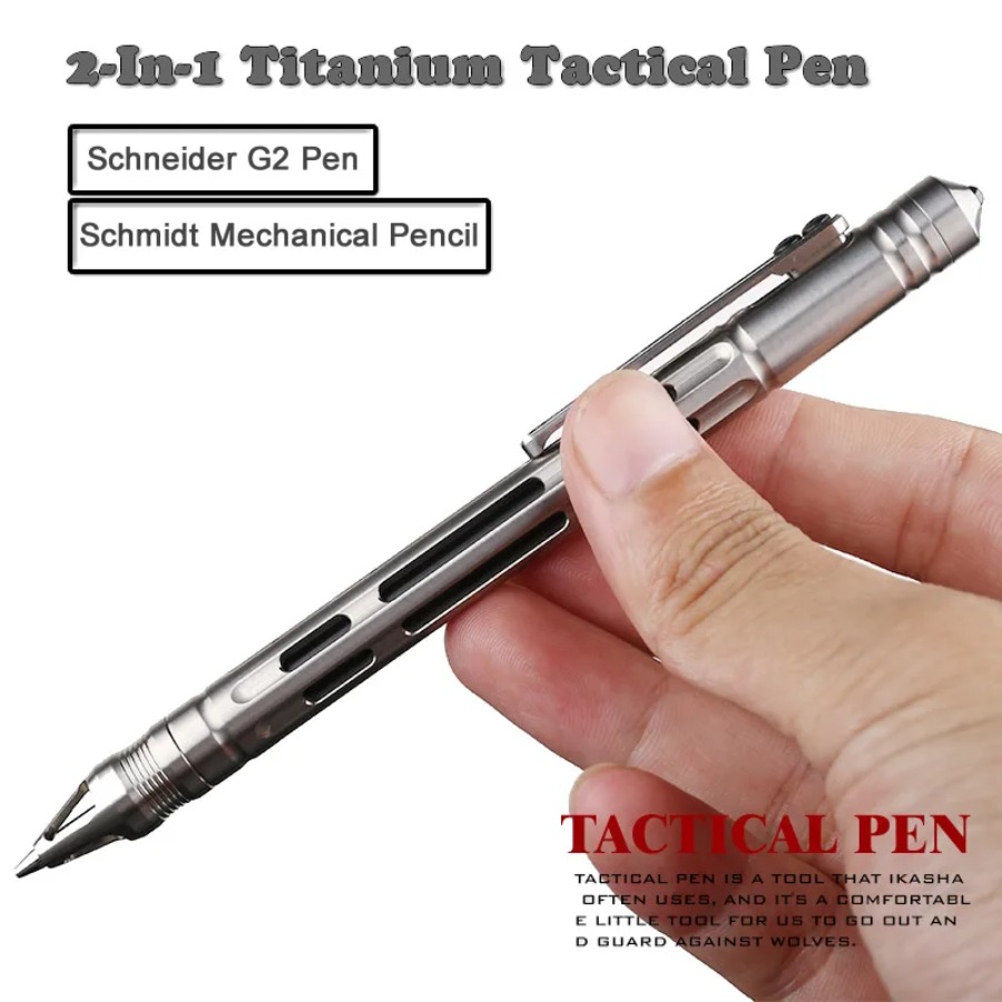 Penna Tattica 2-in-1 in Titani - Pen Tactical Glass recensione e prezzo
