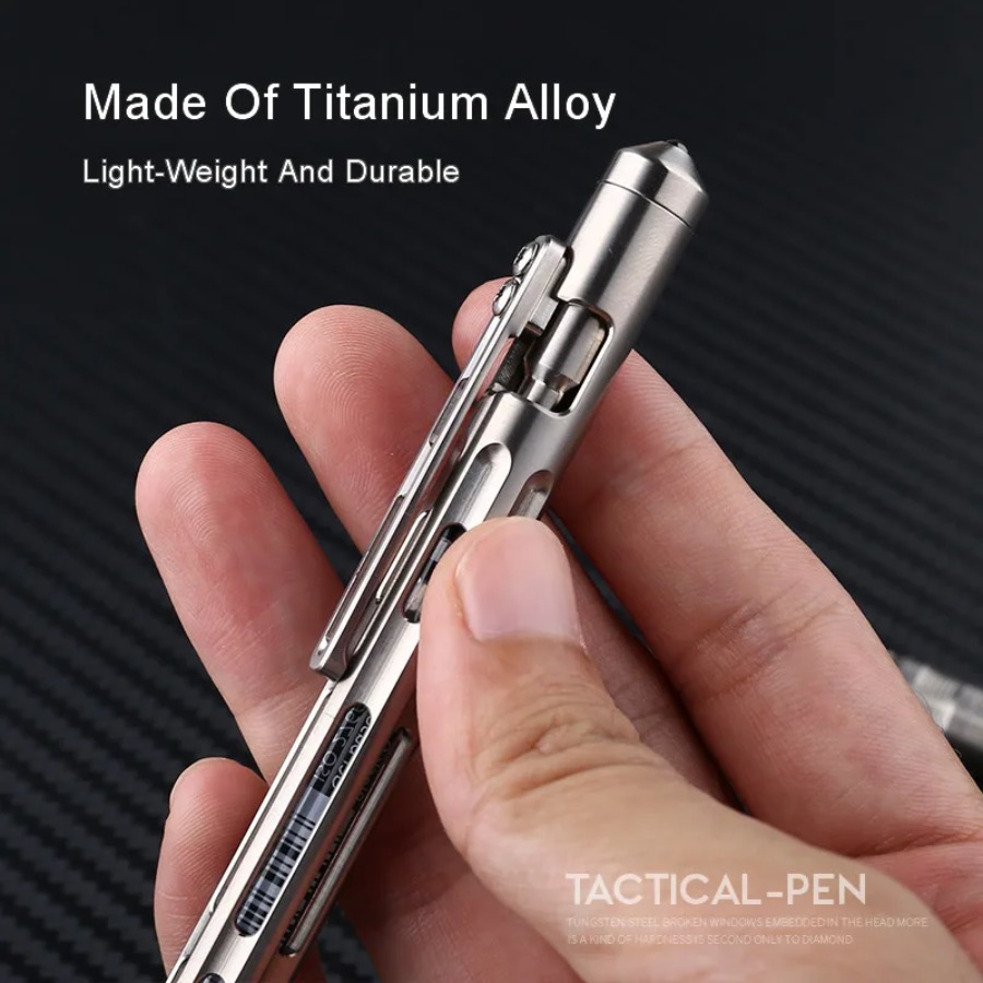 Penna Tattica 2-in-1 in Titani - Pen Tactical Glass recensione e prezzo