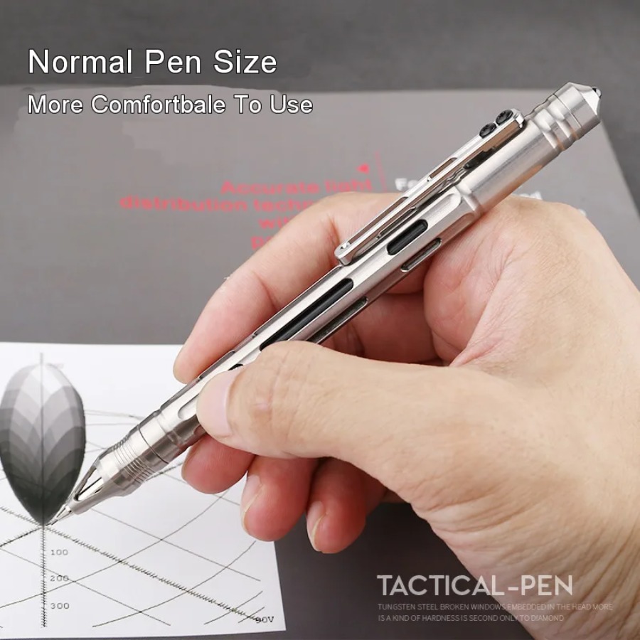 Penna Tattica 2-in-1 in Titani - Pen Tactical Glass recensione e prezzo