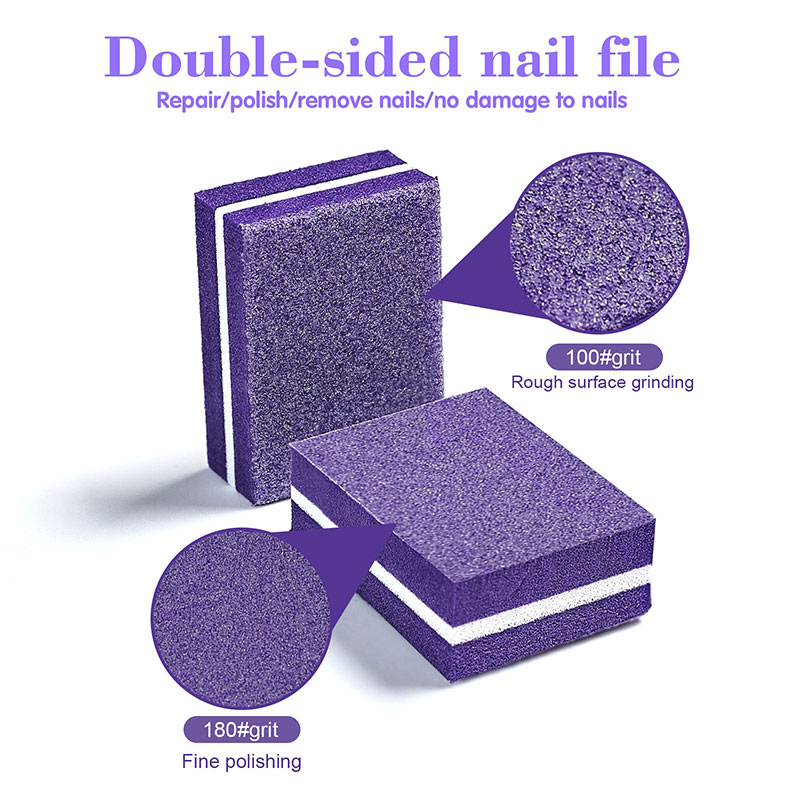 10/50pcs Mini Unghie Art Buffe - Nail File Titanium recensione e prezzo