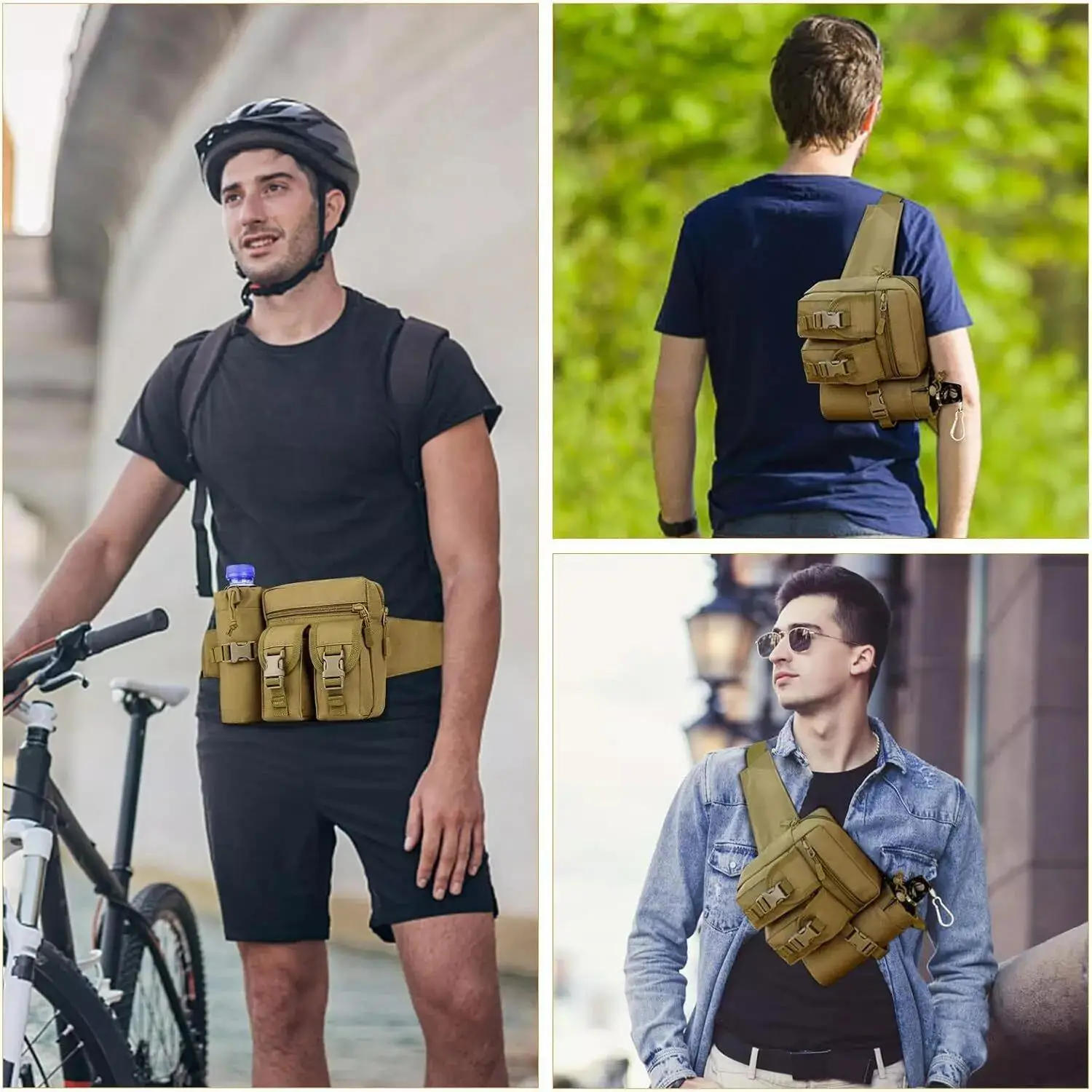 Marsupio tattico da uomo Fondi - Edc Carry Bag For Men recensione e prezzo