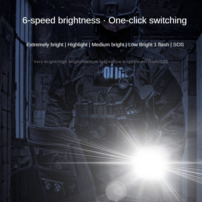 Tipo-C USB ricaricabile 21700  - Edc Carry Flashlight recensione e prezzo