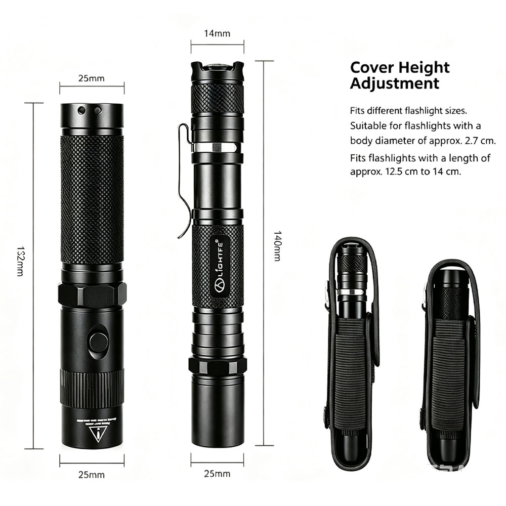 T309 Custodia per Torcia Tatti - Edc Carry Flashlight recensione e prezzo