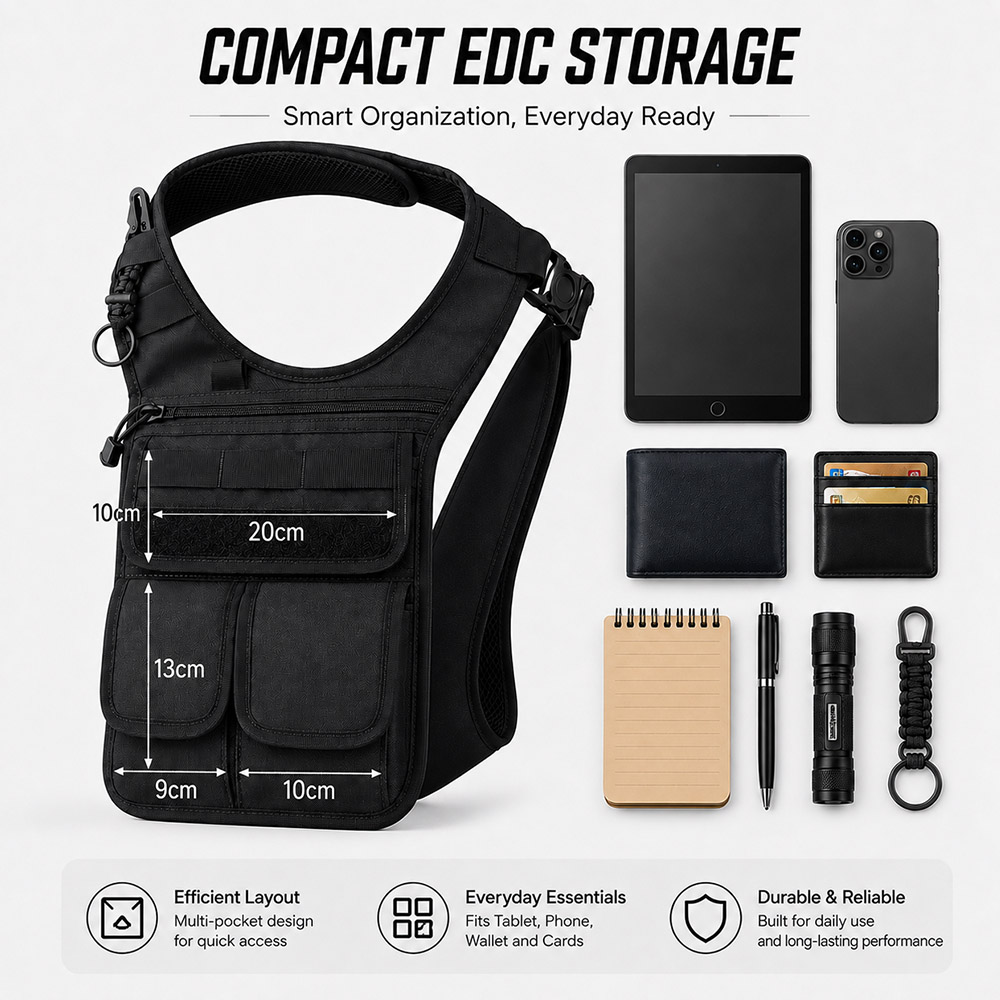 Borsa Tattica Nascosta Sotto i - Edc Daily Carry recensione e prezzo