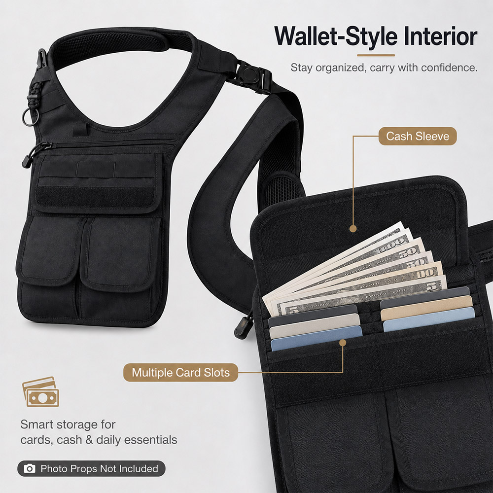 Borsa Tattica Nascosta Sotto i - Edc Daily Carry recensione e prezzo