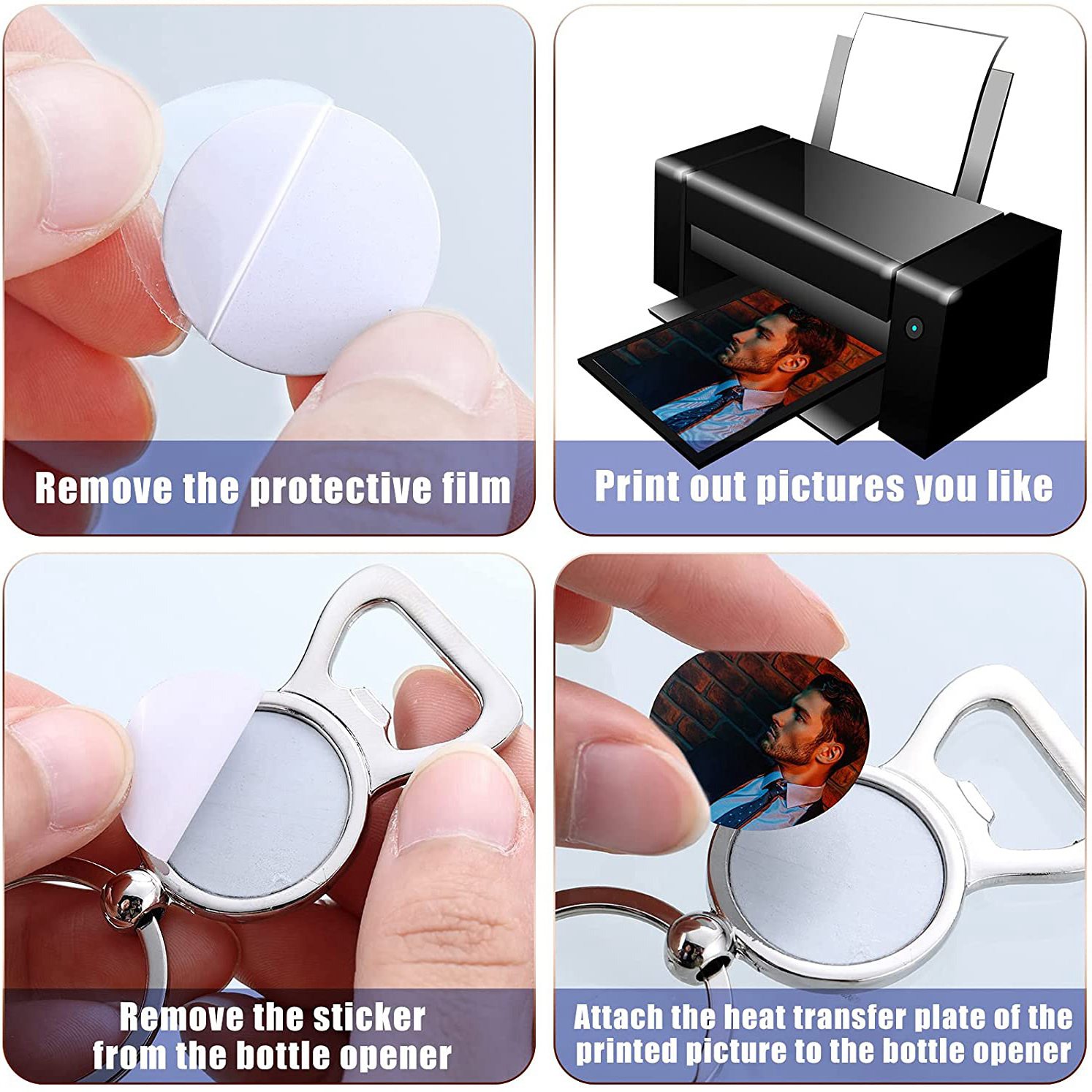 AED7-10 Pezzi Portachiavi Vuot - Bottle Opener Keyring recensione e prezzo