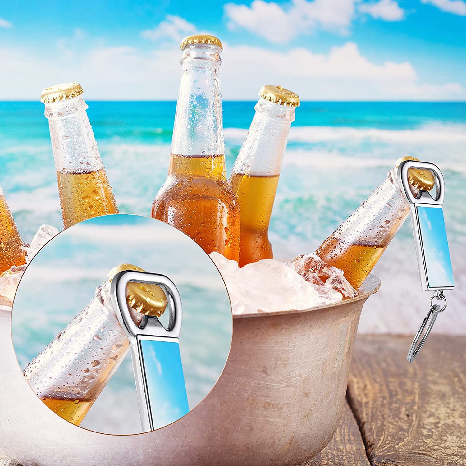 AED7-10 Pezzi Portachiavi Vuot - Bottle Opener Keyring recensione e prezzo
