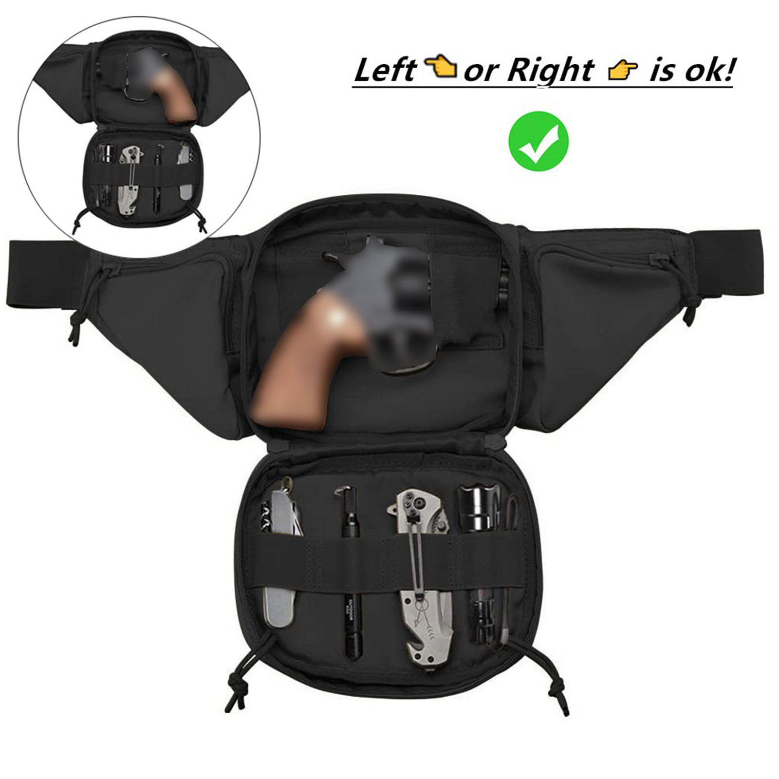 Marsupio Tattico Porta Pistola - Edc Carry Bag For Men recensione e prezzo